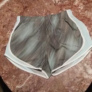 Nike Dri-Fit olive and blue short